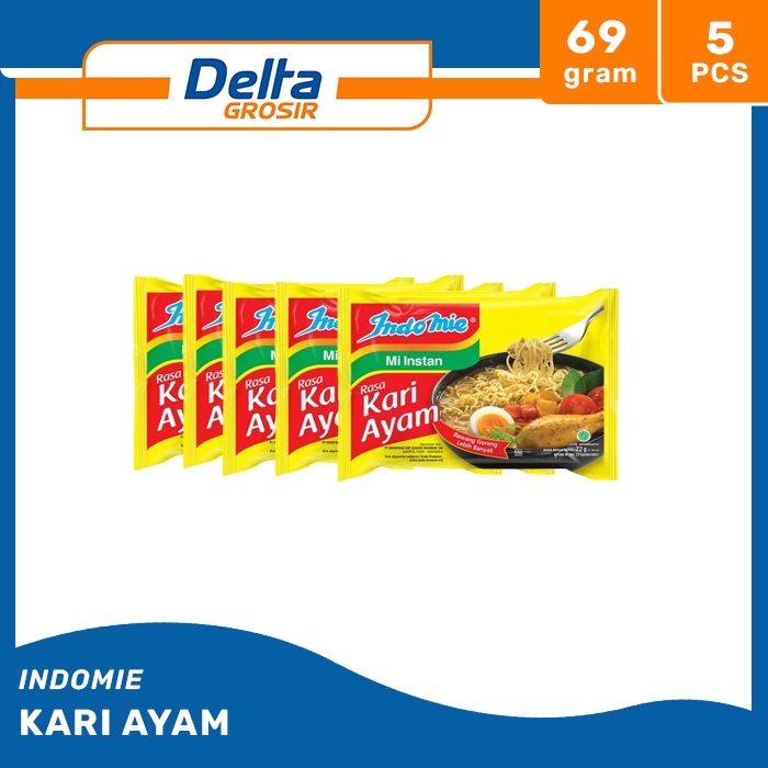 

Mie Instan Indomie Rasa Kari Ayam [Paket 5 Pcs] Belanja Murah