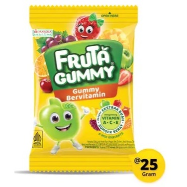 

FRUTA GUMMY 25 GR - PACK