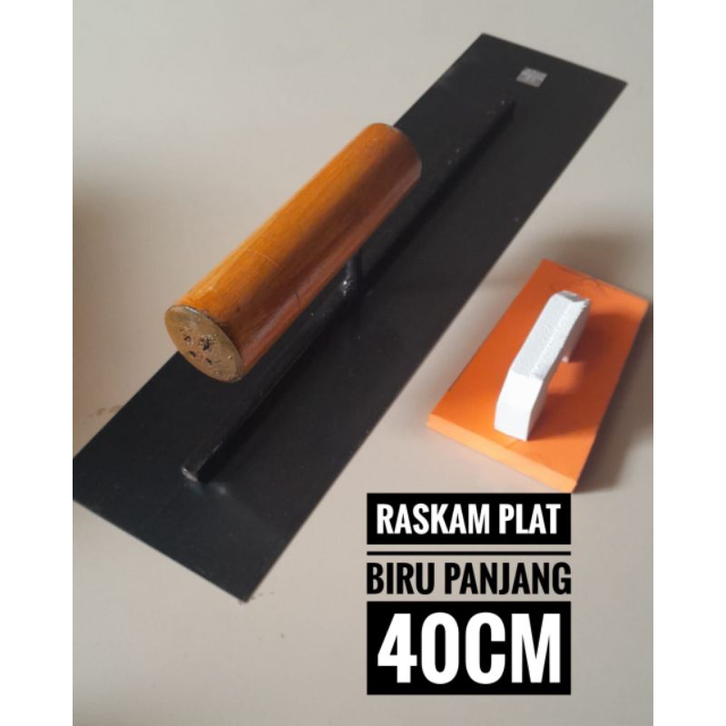 1PCS Raskam 40cm Plat Baja Import – Anti Karat Raskam Malaysia / Acian Semen / Epoxy Trowel Berkuali
