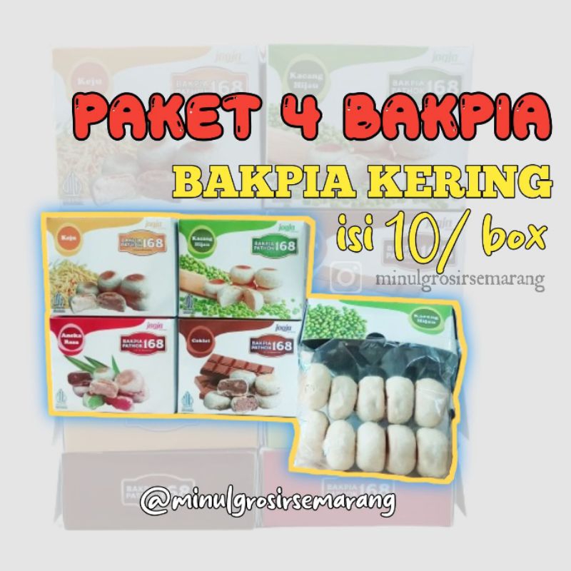 

(4BOX) BAKPIA KERING ISI 10//FREE PACKING DUS DAN BUBLE WARP