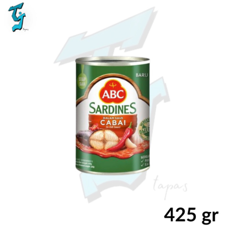 

ABC Sardines Kaleng 425gr. Cabai.