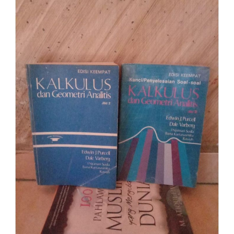 Original Kalkulus jilid 2 + Kunci Penyelesaian Soal edisi 4 oleh Edwin J Purcell