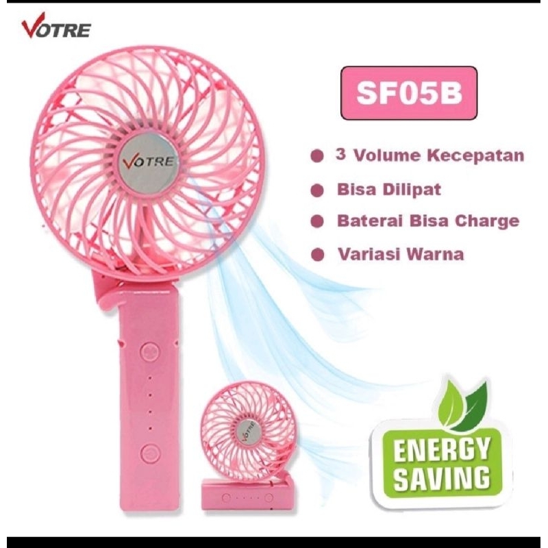 KIPAS PORTABLE MINI VOTRE SF 05 B / KIPAS MINI SF05B / SF 05B PORTABLE MINI MURAH