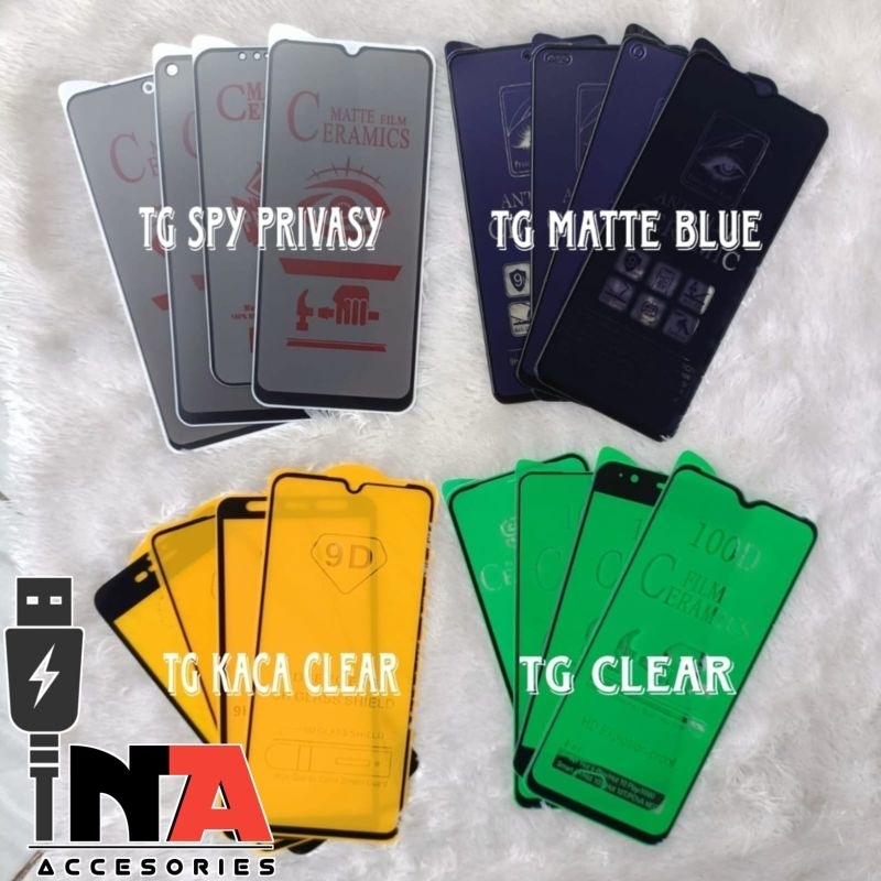 Tg Anti Gores Samsung A12 Spy Privacy/Kaca 9D/ Clear Film