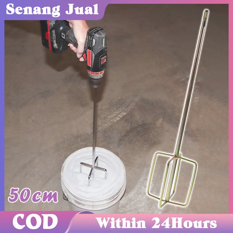 Mata Bor Adukan Semen 50CM Mata Bor Mixer Alat Pengaduk Cat Pengaduk Adonan Stainless