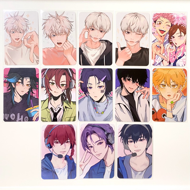 ☆ JUJUTSU KAISEN JJK BLUE LOCK GENSHIN CHAINSAW MAN CSM PC PHOTOCARD ( POPI 6BAJI DALMONG LITTLENECR