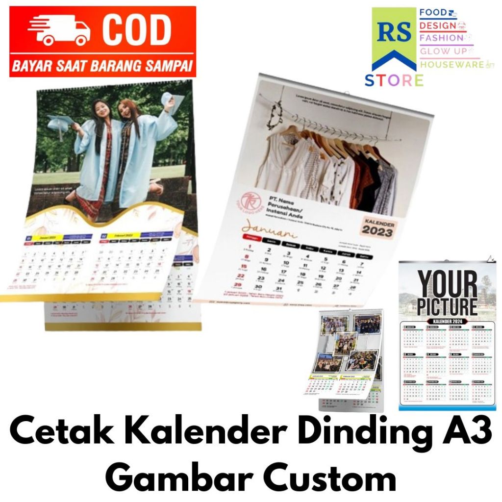 

cetak kalender dinding jepit kaleng digital print / custom / kalender gantung custom free design (kpop, foto sendiri, gamer, kartun, etc) murah (jual satuan) / kalender dinding 2024 foto sendiri / wall kalender triwulan