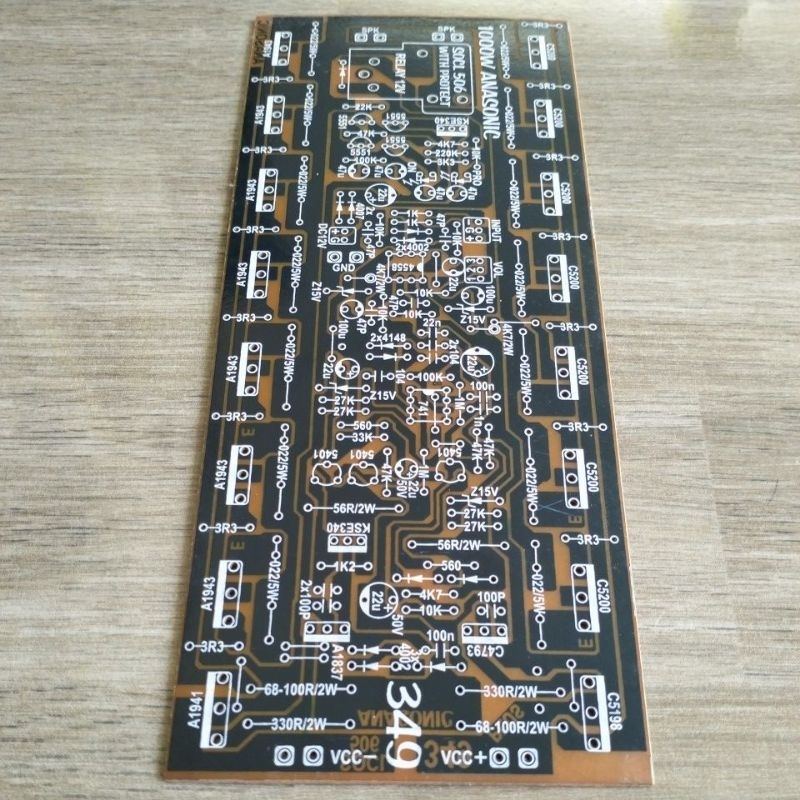 PCB socl 506 input balance 1000w anasonic plus line dan speaker protector 349
