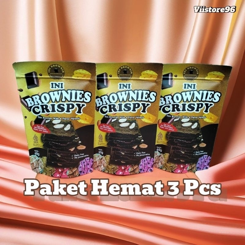 

Promo Hemat Brownies Krispi 3 pcs / Keripik Brownies Premium