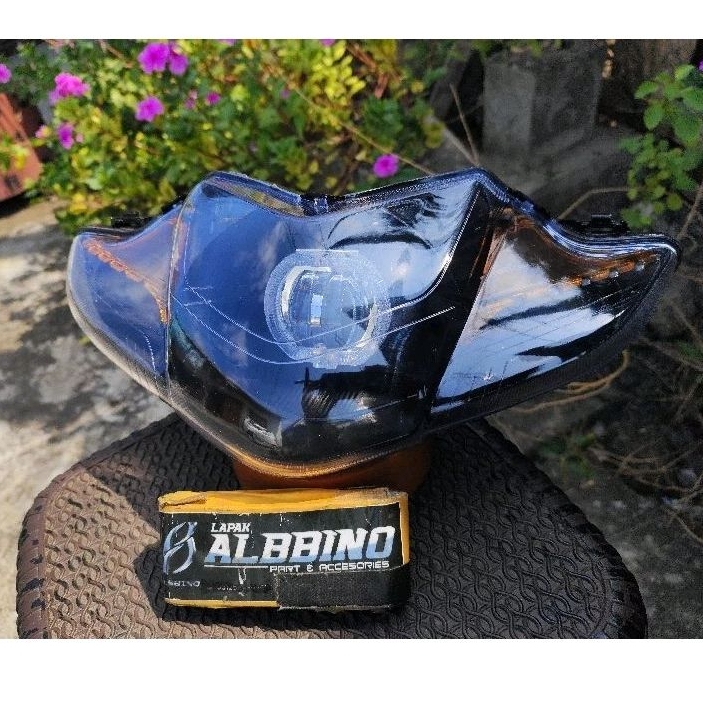 Reflektor Biled 2M Absolute Revo - Lampu depan Revo abs honda headlamp custome Revo fit absolute kar