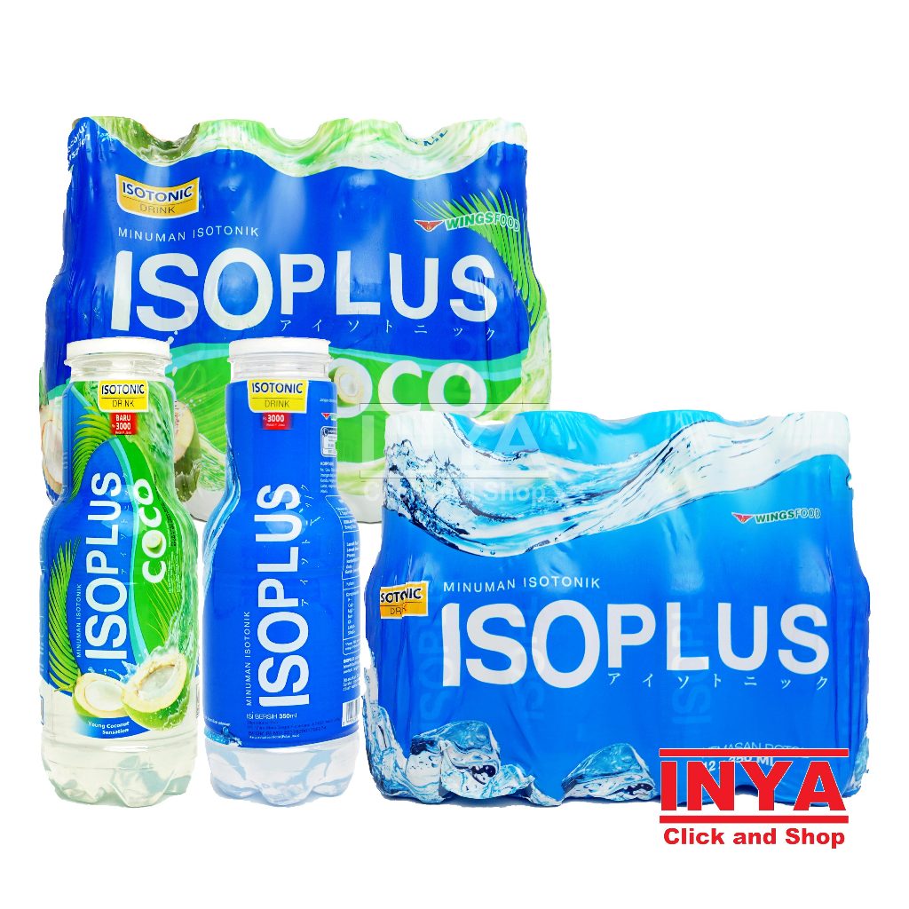 

ISO Plus Coco Original 12x350ml - Minuman Isotonik - isotonic Drink - Soft drink
