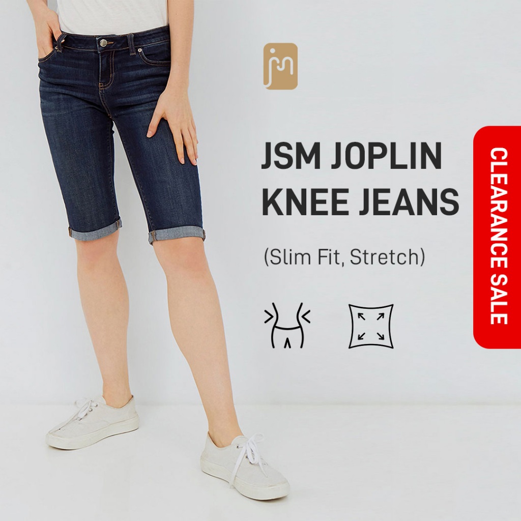 JSM Celana Pendek Wanita - JOPLIN Knee Jeans Pants