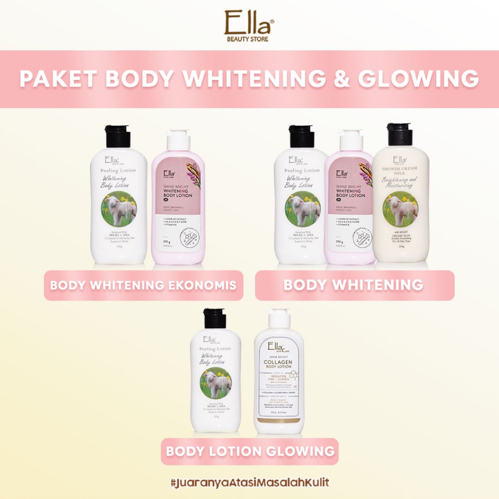 [Khusus Live] Ella Skincare Paket Body Whitening