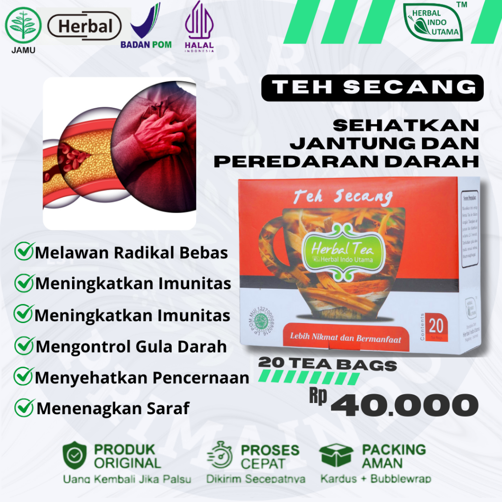 

Teh herbal secang Mengontrol Gulah Darah Antioksidan dan Anti Kanker