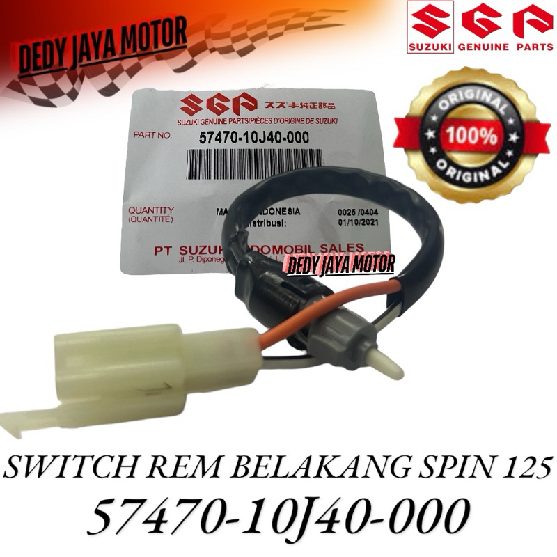Switch rem belakang suzuki spin 125 original 57470-10J40-000 switch rem belakang Suzuki spin 125 Sky