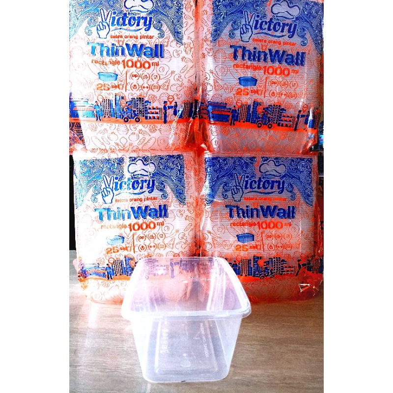 THINWALL RECTANGLE VICTORY 1000ML