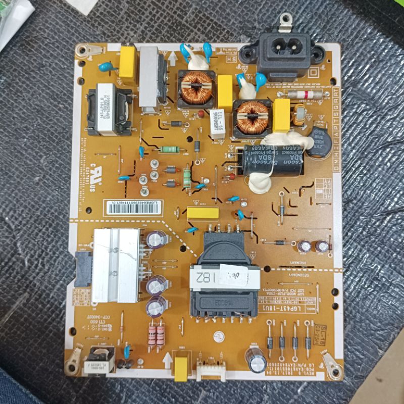 PSU led tv LG 43uk6500 power suplly led tv LG - mesin tv led