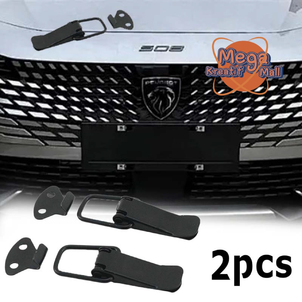 2pcs Klip Bemper / Karbon Clip Bumper Ukuran Besar/Kecil Klip Bumper mobil Universal