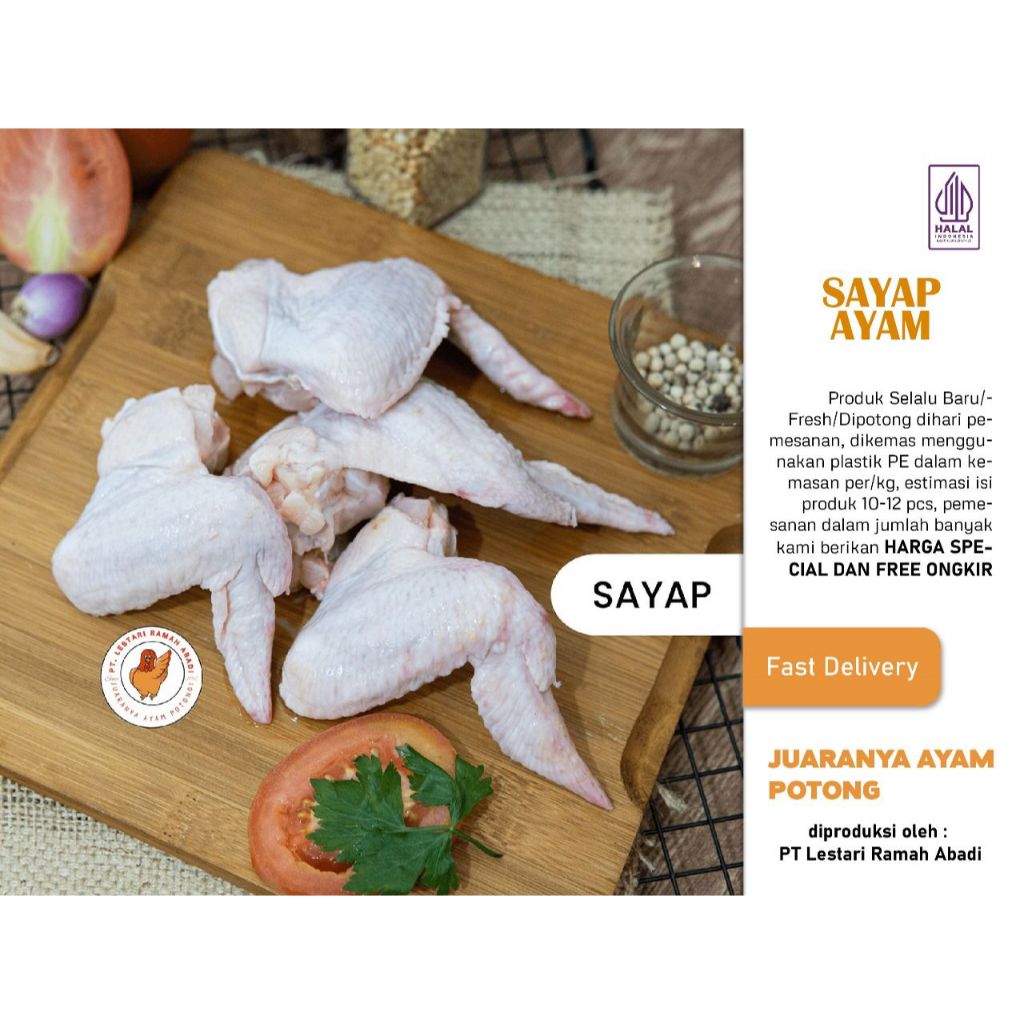 

Sayap Ayam Fresh 1kg