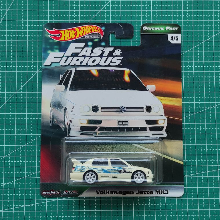 Hotwheels Volkswagen Jetta MK3 Fast Furious Original Fast Premium