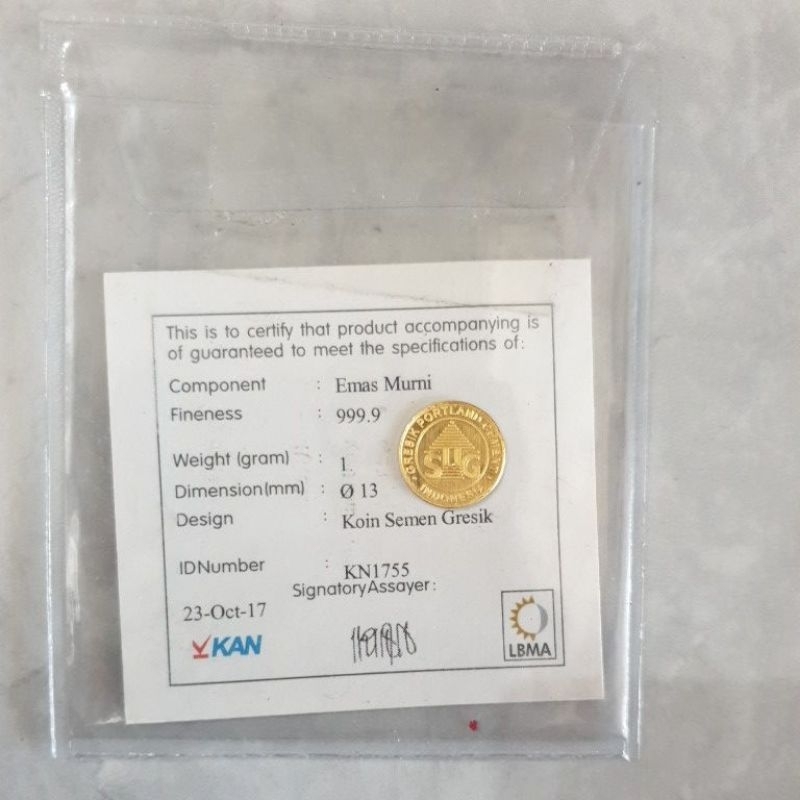 1gr emas Ant@m retro bulat custom semen gersik