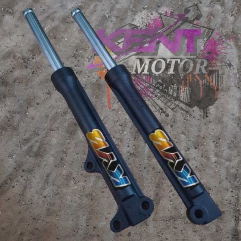 Shock depan KYB Shock depan matic emblem timbul MIO M3/MIO SPORTY/BEAT/VARIO110/SCOOPY/MIO SOUL shoc
