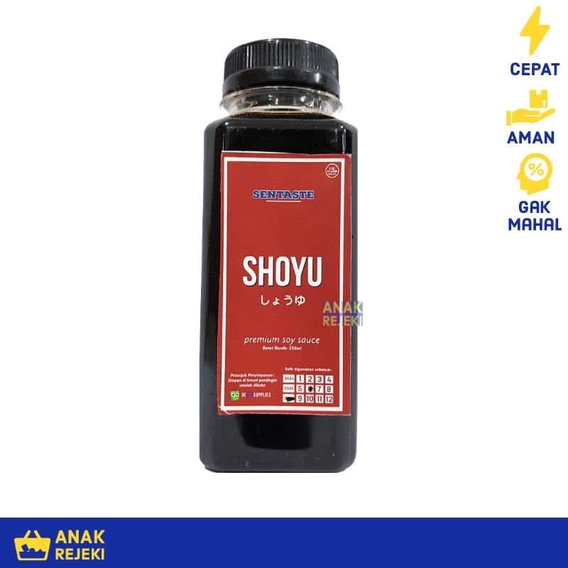 

SenTaste Shoyu Premium Soy Sauce 250ml - Kecap Asin Jepang Halal