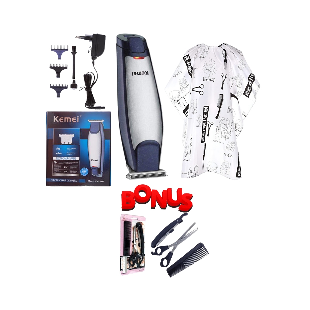 Mesin Cukur Rambut Detailer Kemei Original KM-5021 Cordless