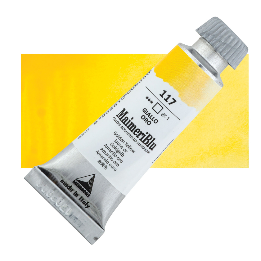 

Cat Air Lukis Maimeri Blu Watercolour 12ml MaimeriBlu Golden Yellow 117 M1609117 - PC