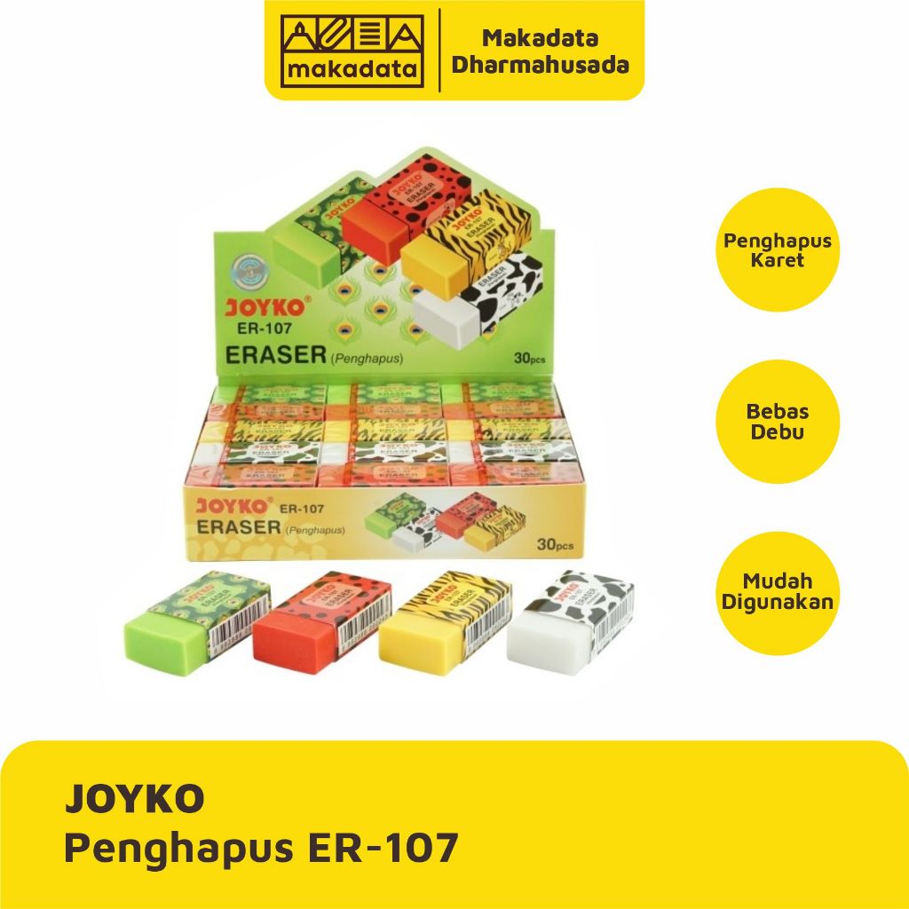 

ERASER | STIP | PENGHAPUS JOYKO ER-107 ANIMAL (1 PCS)