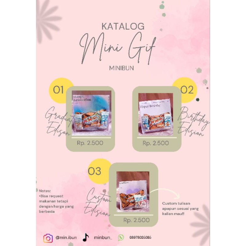 

MINI GIF HADIAH GRADUATION, ULANG TAHUN