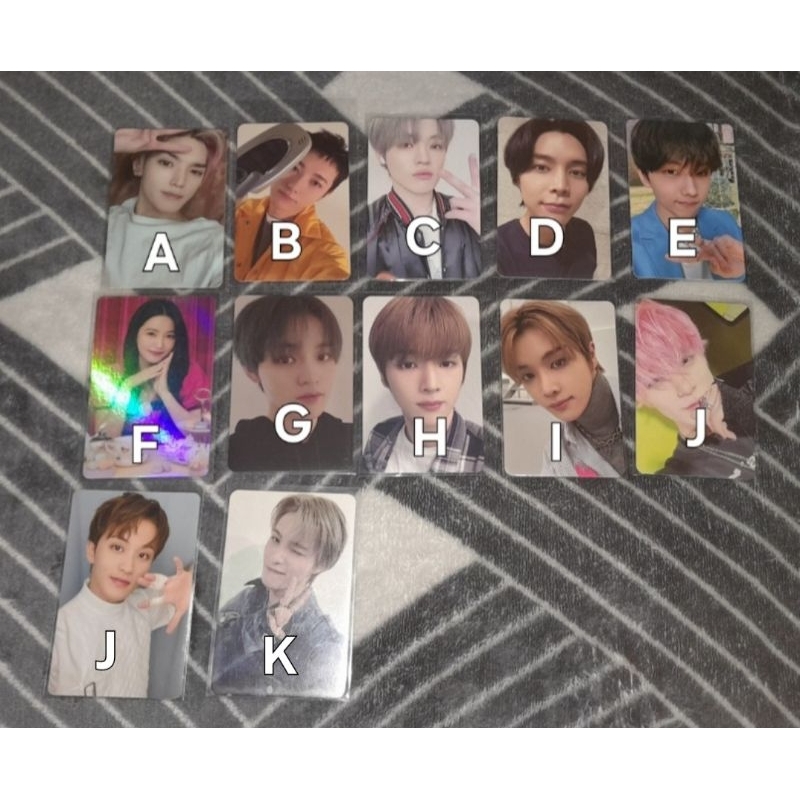 photocard pc official nct 127, nct dream, wayv, red velvet yeri azarine, sungchan, taeyong, jungwoo,