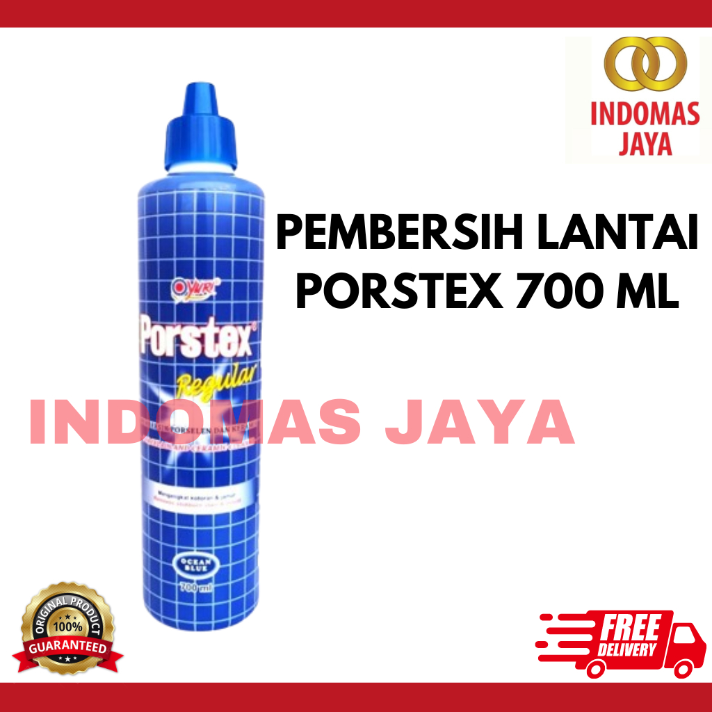 Yuri Porstex Regular Warna BIRU Botol 700 ml | Yuri Porstex 700ml