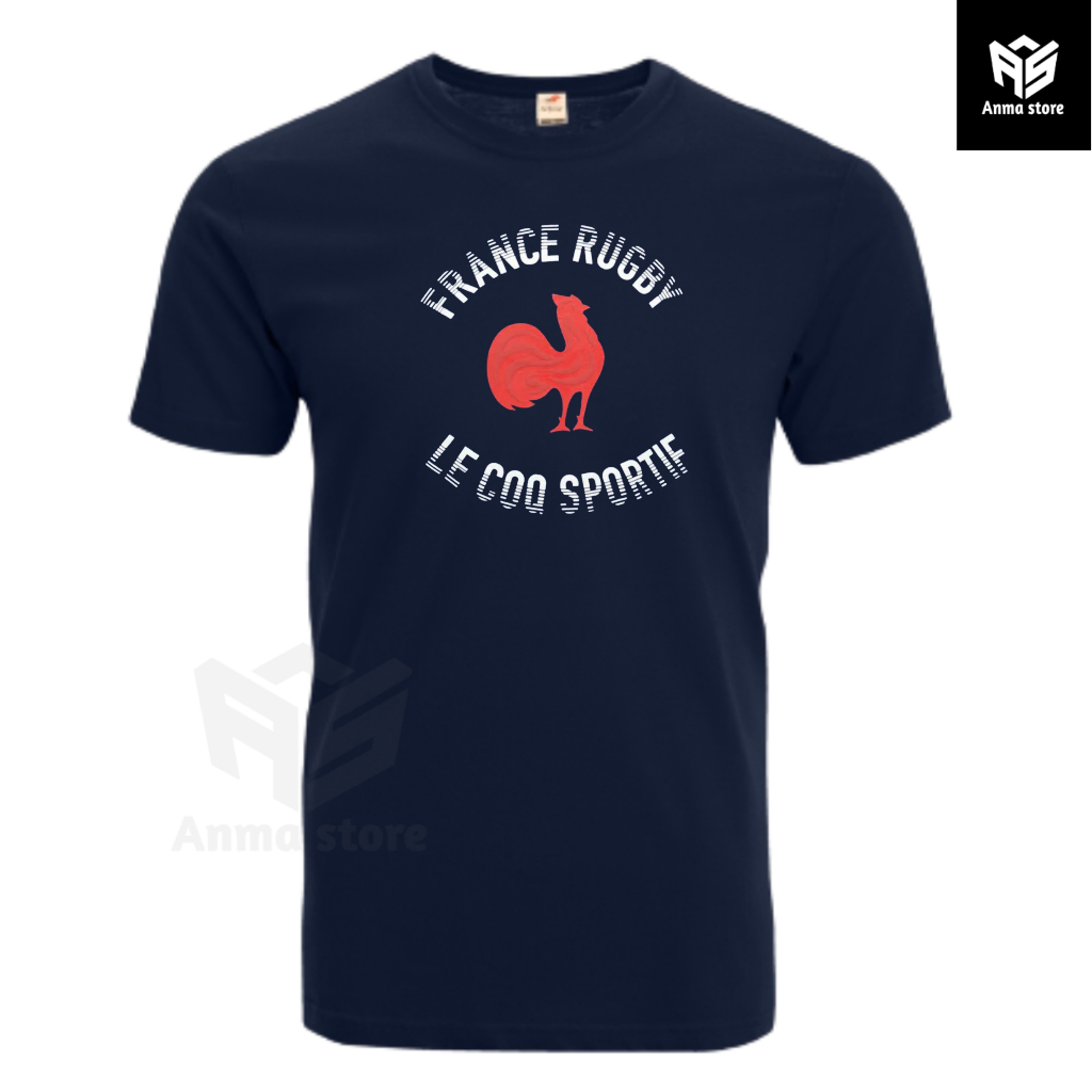 Kaos Baju Le Coq Sportif France Rugby