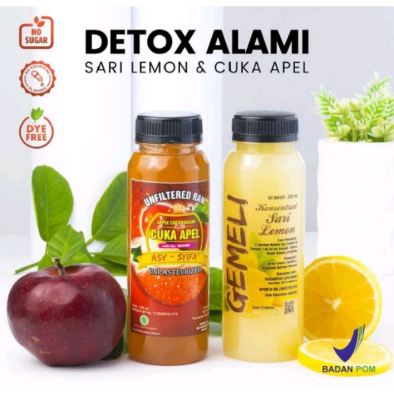 

CUKA APEL/SARI LEMON APPLE CIDER VINNEGAR COCOK UNTUK DIET 250 ml obat kolesterol diet