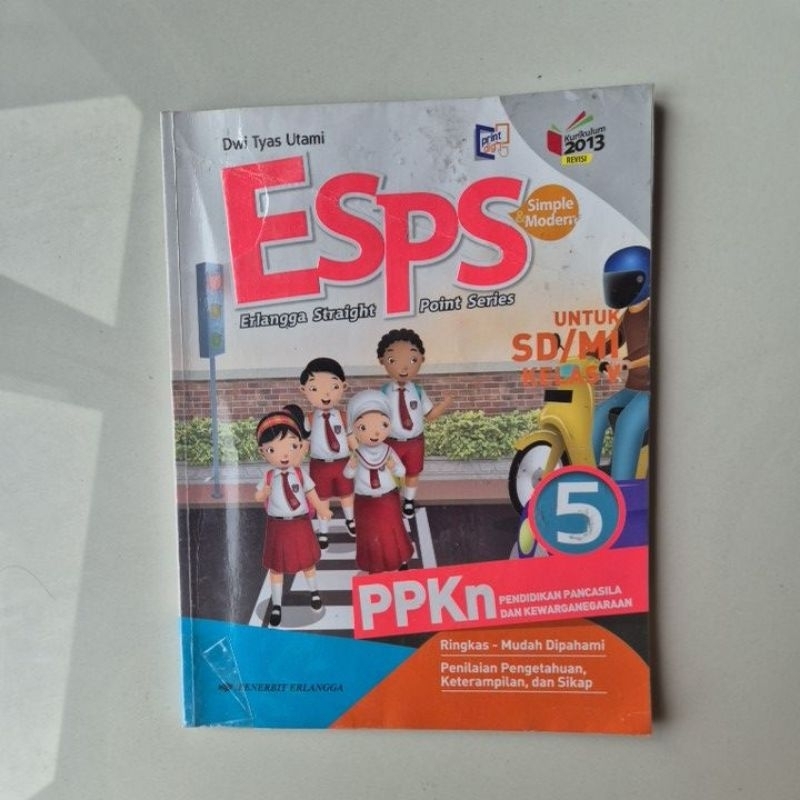 Buku ESPS PPKN kelas 5 preloved
