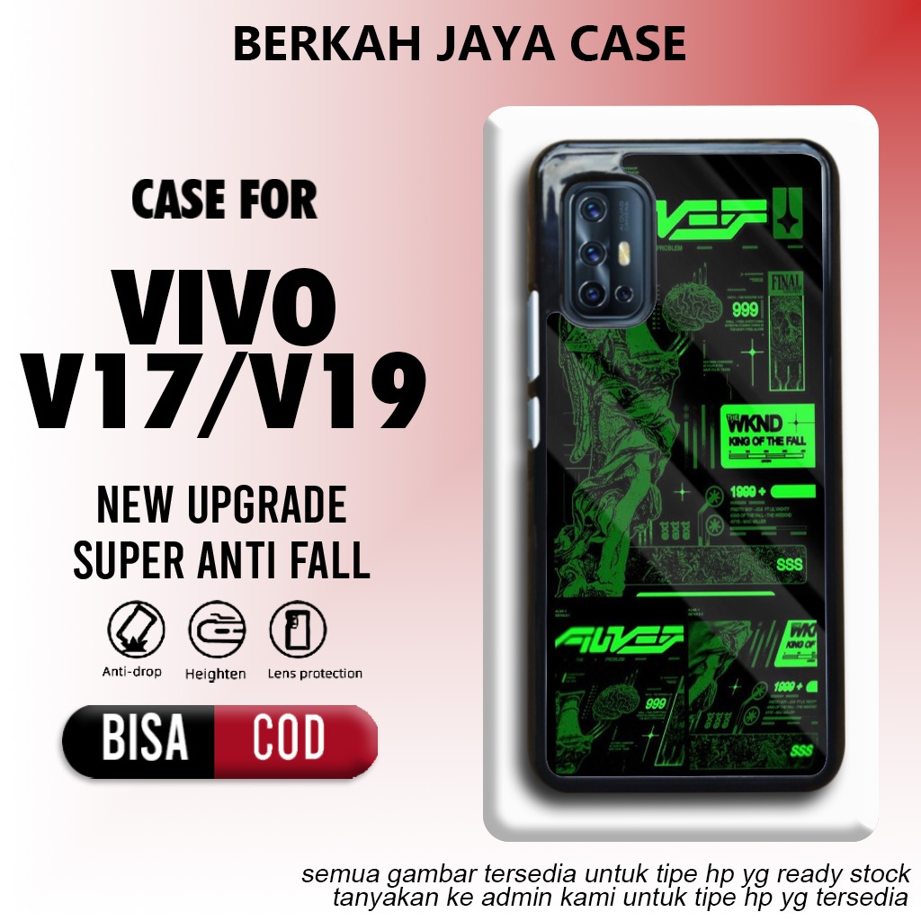 Case Vivo V17 V19 Terbaru - Casing Vivo V17 V19 - Motif Art 08 - Hardcase Premium Glossy - Softcase 