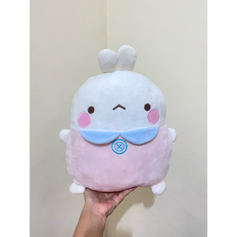 Boneka Karakter Molang Lucu size 35cm Original / Boneka Miniso Karakter Molang / Boneka Molang Minis