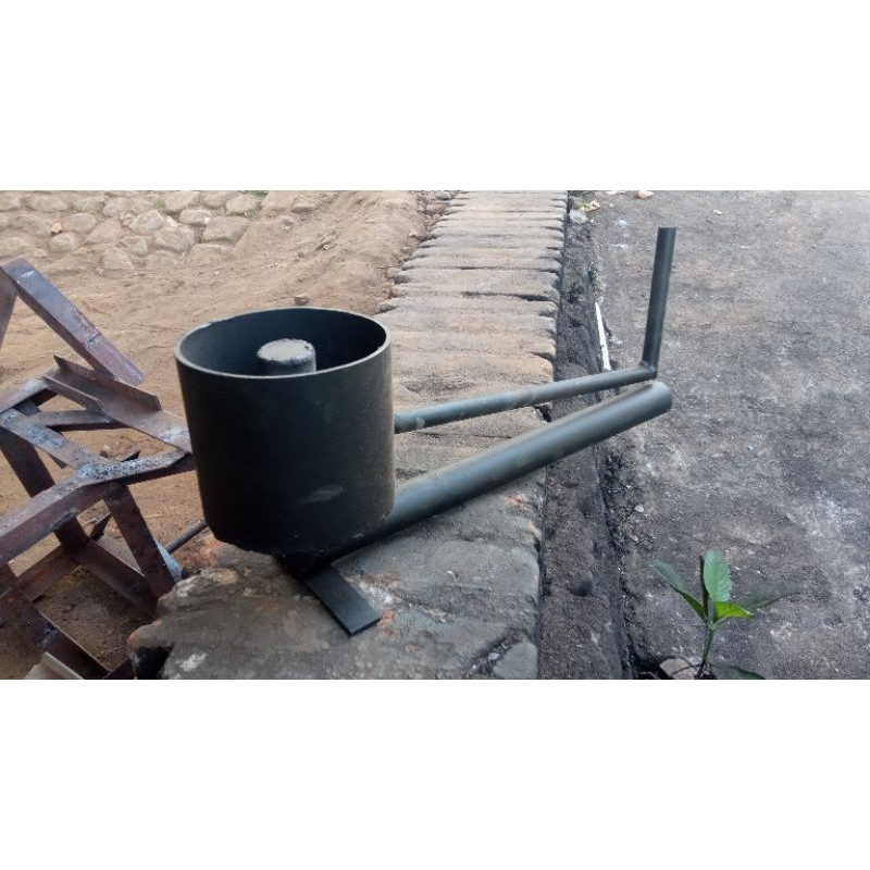 Tungku kompor oli bekas + blower