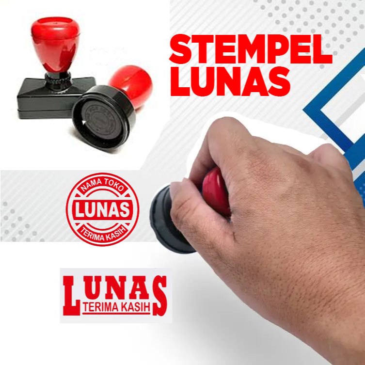 Cetak Stempel lunas Cap lunas/ Stempel lunas bulat/ Stempel lunas Persegi/ Stempel murah D25_1743