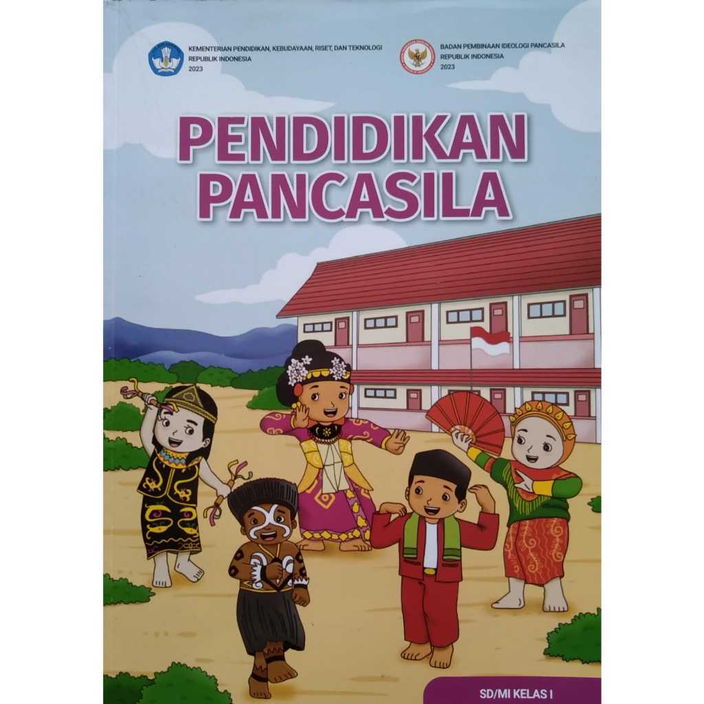 Ori buku Pendidikan Pancasila Kelas 1 SD/MI Kurikulum Merdeka Kemendikbud pkn kelas 1