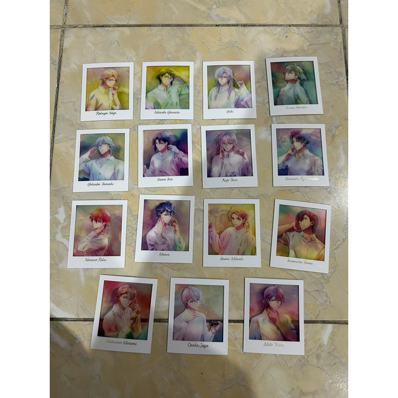 Idolish7 Ainana Polaroid Clear Card Zool Re:vale Revale Riku Iori Haruka Minami Torao Yuki Momo Nagi