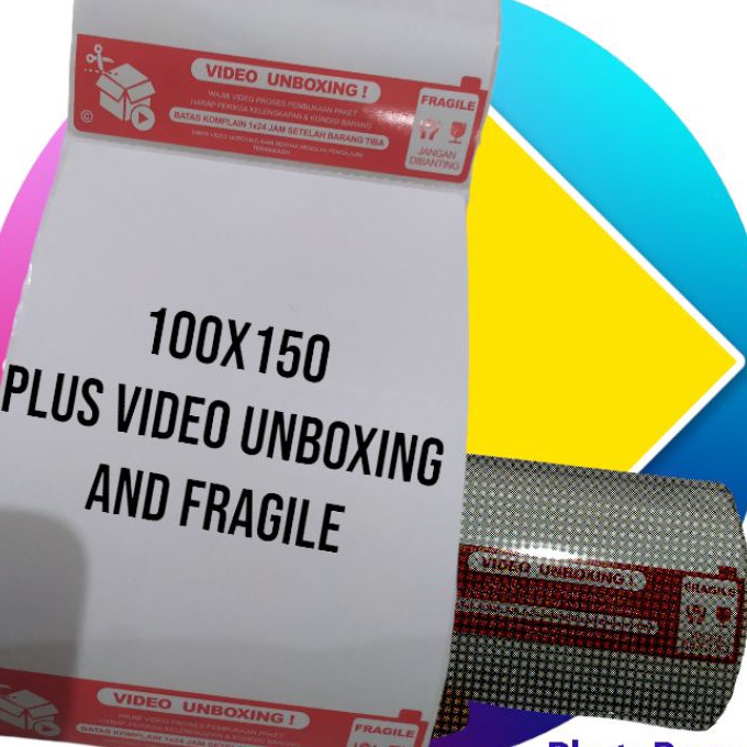 

Hemat siap kirim kertas thermal 1x15 3 lembar plus video wajib unboxing fragile murah