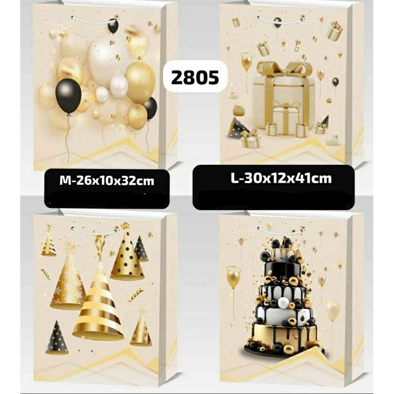 

Paperbag Motif Happy Birthday / Paperbag Motif Ulang Tahun / Goodie Bag Happy Birthday / Paperbag Motif - 2805