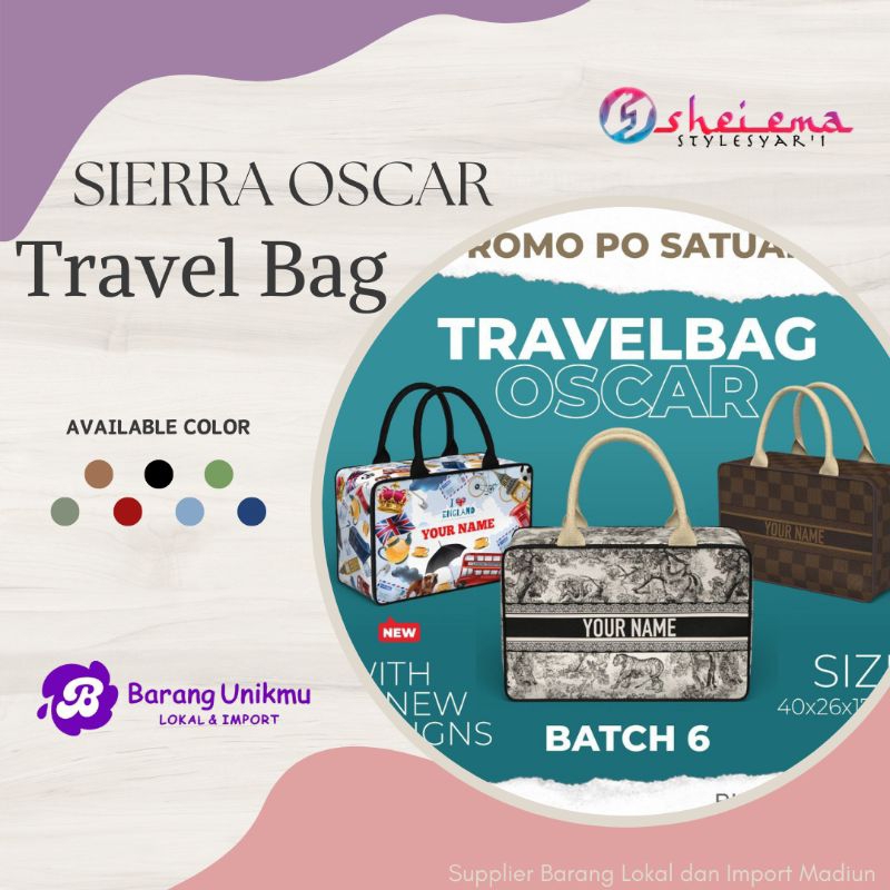 Sierra Travel Bag Custom 2in1