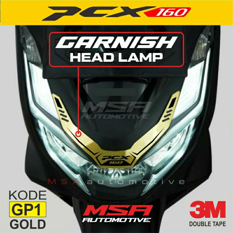 Garnish head lamp pcx 160 garnish lampu pcx 160 garnish lampu head light