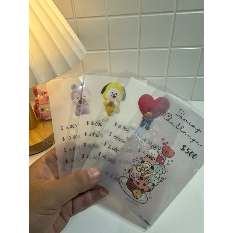 

Set Envelope Saving A7 BT21 | Tantangan Menabung