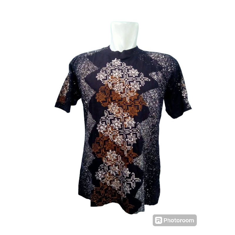 kaos batik Pekalongan, kaos santai, atasan pria