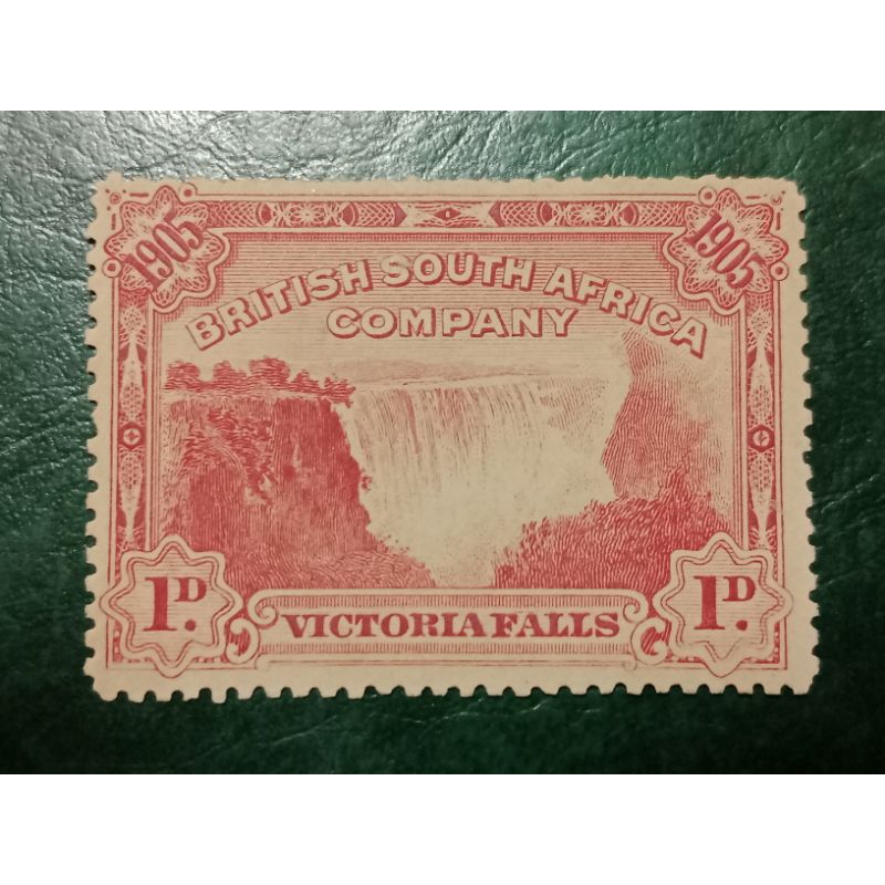 

Prangko South Africa 1D Victorial Falls Tahun 1905 UN USED