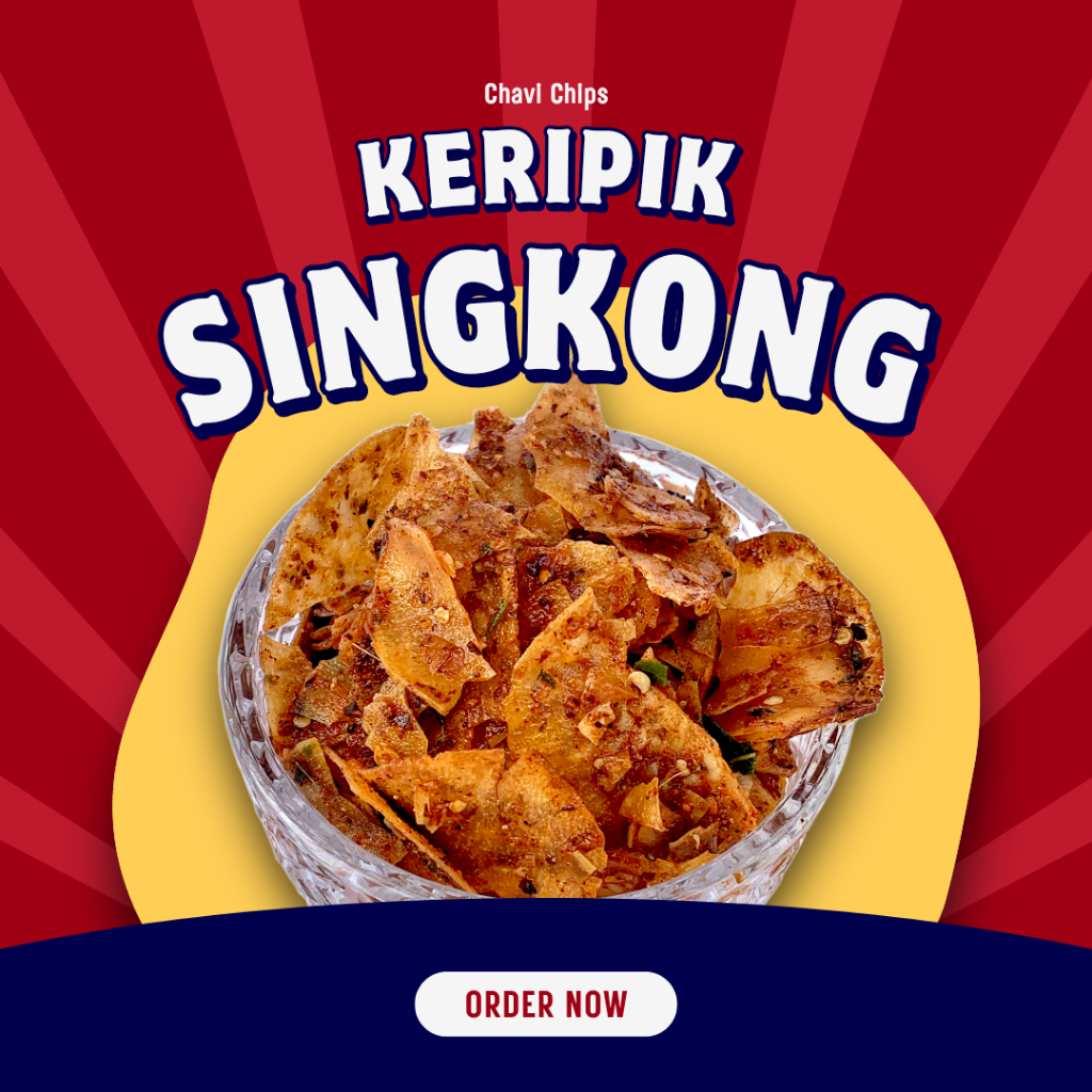 

Chavi Chips - Keripik Singkong Pedas 250 gr